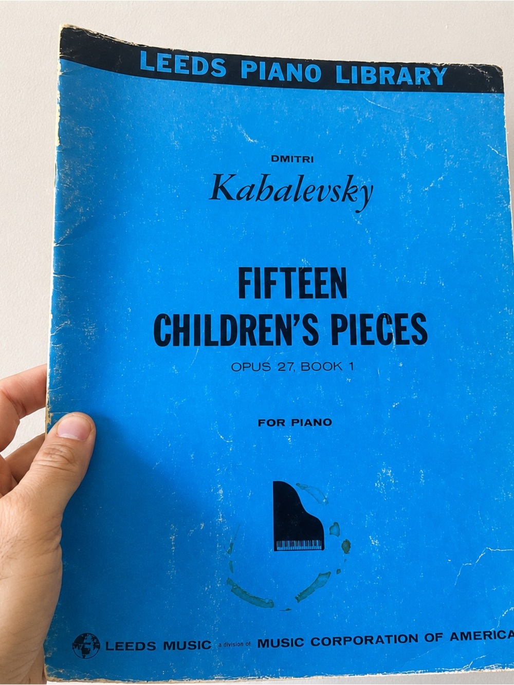 Dmitri Kabalevsky Fifteen Children’s Pieces Op 27 Book 1 Piano Sheet Music Vtg